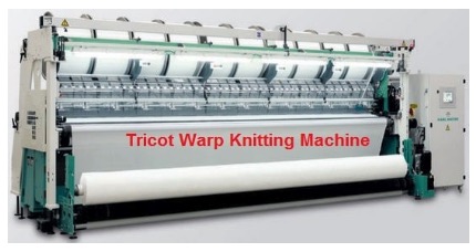 tricot warp knitting machine